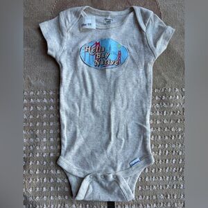 ‘Hella Bay Native’ Bay Area Baby Onesie, 6-9 Months, NEW